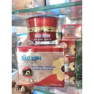 kem bảo xinh ( màu đỏ )dưỡng trắng,ngăn ngừa mụn 20g [ chuẩn hàng 100%]