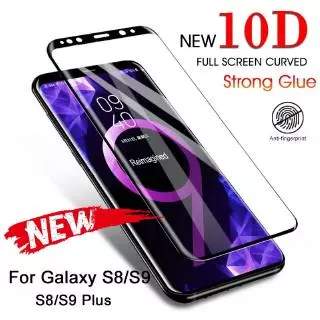 Kính cường lực cong viền cho Samsung Galaxy S9 S8 Plus Note 8 Note 9 10D