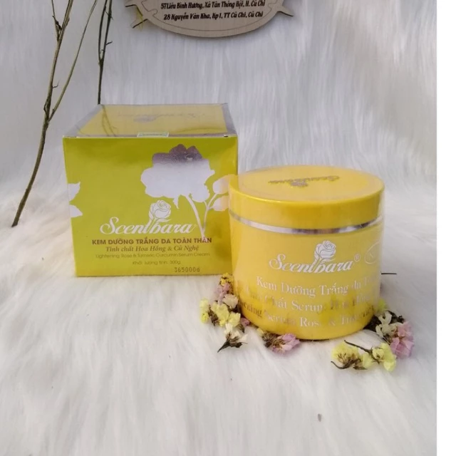 KEM DƯỠNG TRẮNG DA TOÀN THÂN CAO CẤP SCENTBARA 300g