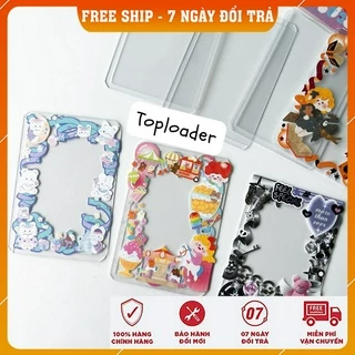 Toploader đựng card tấm thẻ nhét ảnh kích thước A7 có màn seal bảo vệ chống xước