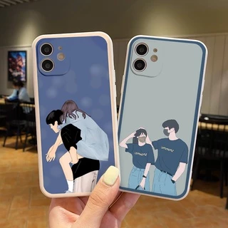 Ốp lưng iphone Blue Couple ốp đẹp iphone 14 13 12 11 Pro Max SE 2020 X XR XS 8 7 ip 6S 6 Plus tr1221