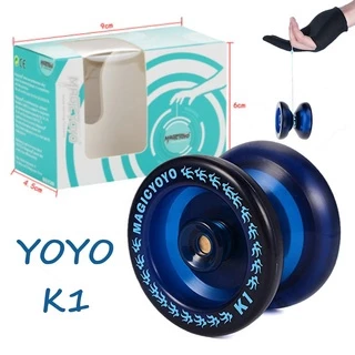 Bubble Shop61 K1 Professional ABS Ball Bearing String Trick Toy Màu xanh