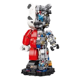 Đồ chơi Lắp ráp Mô hình chú gấu Bear người máy robo High-Tech Action Figure Mechanical Bear Robot Wagao 188001