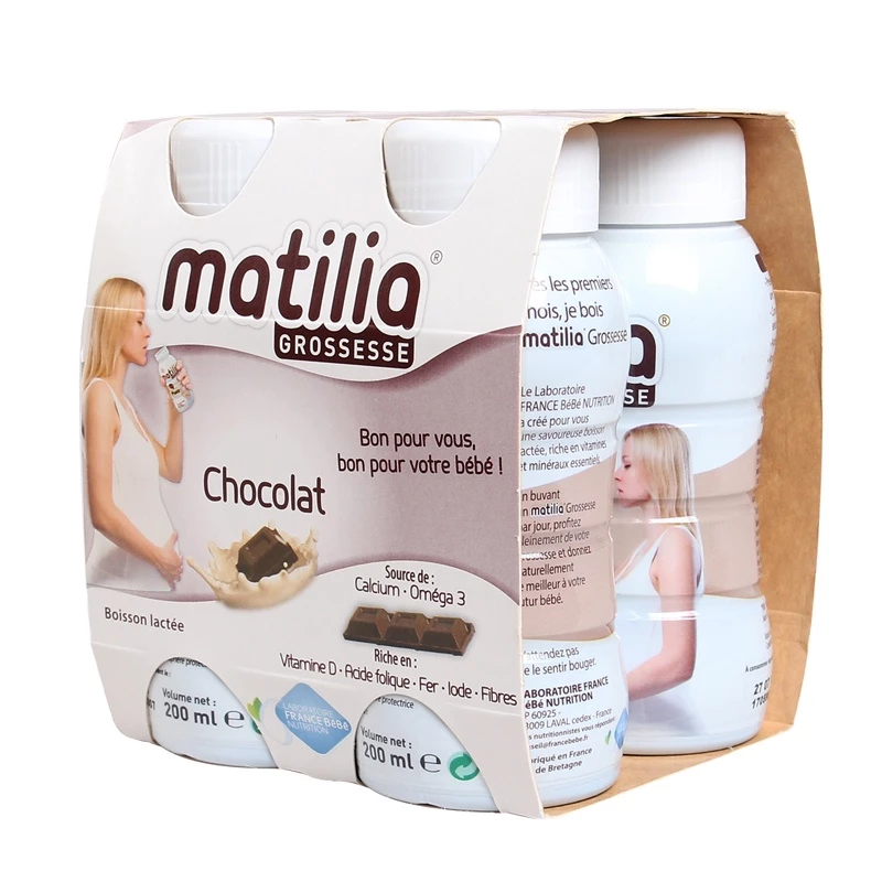 1 Lốc Sữa Matilia cho mẹ bầu (4hộpx200ml) - Hàng Pháp