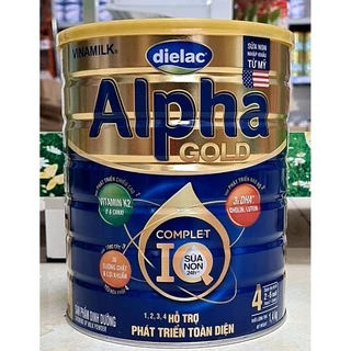 (Mẫu mới) Sữa bột Vinamilk Dielac Alpha Gold 4 sữa non 1400g (1kg4)