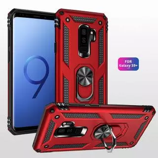 Ốp điện thoại PC cứng kiểu giáp kèm giá đỡ nhẫn sang trọng cho SAMSUNG GALAXY S9 S8 PLUS GALAXY S8+ S9+