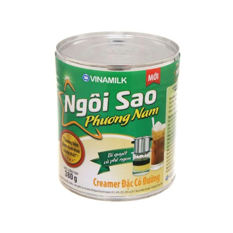 Sữa Đặc Ngôi Sao Phương Nam Lon Xanh Lá 380g