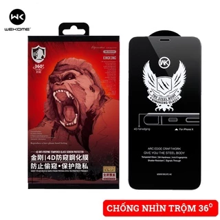 Kính Cường Lực Chống Nhìn Trộm KingKong 7Plus/8Plus/X/XsMax/11ProMax/12ProMax/13/14/pro/max/promax full màn dành cho IP