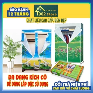 Tủ Vải Đựng Quần Áo Thiên Nam Sơn 2 Buồng Bền Đẹp, Chắc Chắc Tiện Dụng