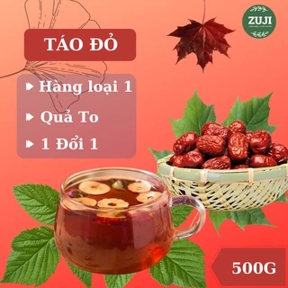 Táo Đỏ Tân Cương Sấy Khô Loại Quả To Cao Cấp 500g