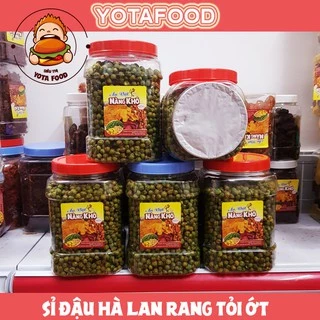 Sỉ 5kg đậu hà lan rang tỏi ớt loại 1 (Giòn ngon - đậm vị) | Đồ ăn vặt Yotafood