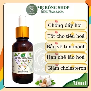 Tinh dầu tỏi nguyên chất, dầu tỏi Mẹ Bống phòng lạnh, giảm ho, chống đầy hơi hộp 30ml