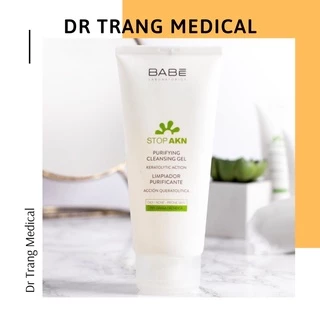 Gel rửa mặt BaBe Stop Akn Purifying Cleansing Gel 200ml