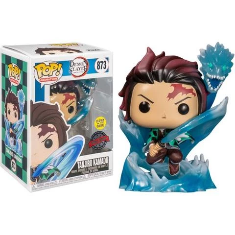 Đồ chơi mô hình funko pop 873 Tanjiro Kamado (Dragon) - Demon Slayer