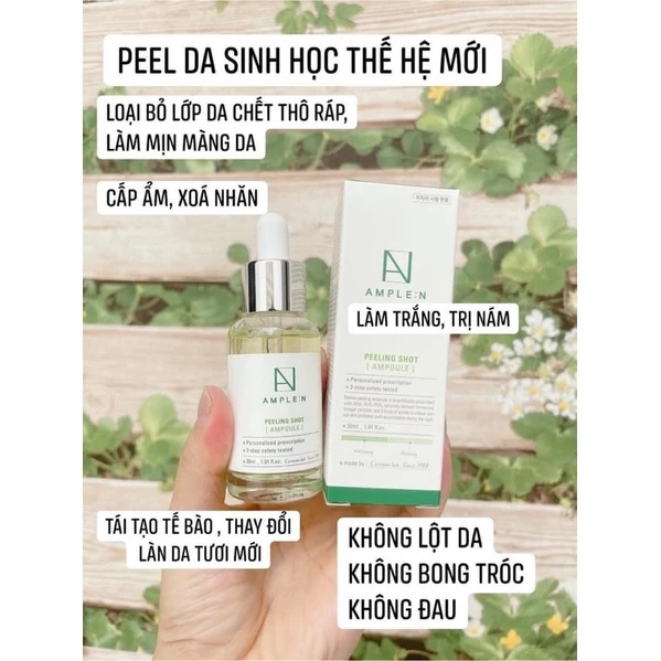 Tinh chất Peeling shot Ampoule Peel da sinh học