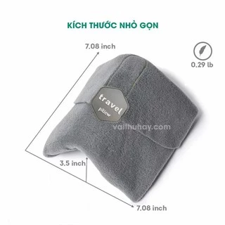 Gối ngủ kê cổ Travel Pillow - Gối ngủ với thiết kế thông minh, tiện lợi