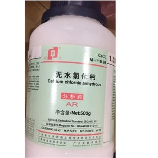 CaCl2 canxi clorua 500g calcium chloride JHD Trung Quốc