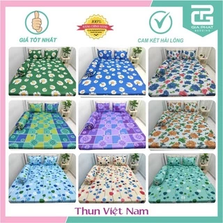 Ga giường lẻ thun lạnh Việt Nam cao cấp ( không kèm áo gối)