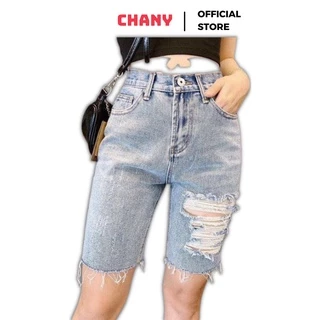 Quần Short Jean Nữ Rách Đùi