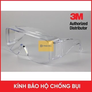 [CHÍNH HÃNG ] Kính bảo hộ 3M Tour-Guard V chống bụi, chống tia UV, chống đọng sương, đeo được cùng kính cận