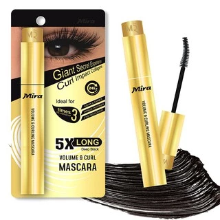 Mascara Làm Cong Và Dày Mi Mira Volume & Curl Mascara