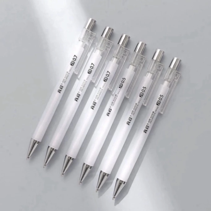 Mẫu mới Mẫu mới Mẫu mới Mẫu mới Bút chì bấm mặt nhám trong suốt ngòi 0.5mm tiện lợi