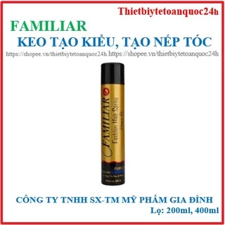 Keo xịt tóc Familiar hair spray 400ml