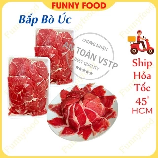 Bắp Bò Úc Thái Lát – Nhúng Lẩu, Nướng - Khay 500g - [Ship Hỏa Tốc HCM] - Funnyfood