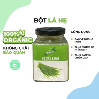 Bột Lá Hẹ Sấy Lạnh Nguyên Chất, Bột Ăn Dặm, Thanh Lọc Cơ Thể