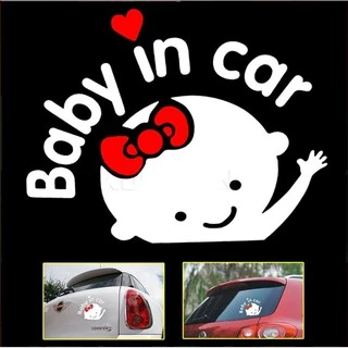 TEM TRANG TRÍ Ô TÔ BABY IN CAR