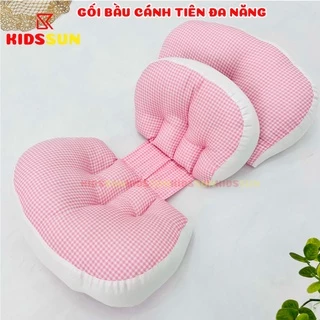 Gối bầu cánh tiên đa năng kèm gối phụ Kidssun giảm đau lưng, nâng đỡ bụng cho mẹ bầu