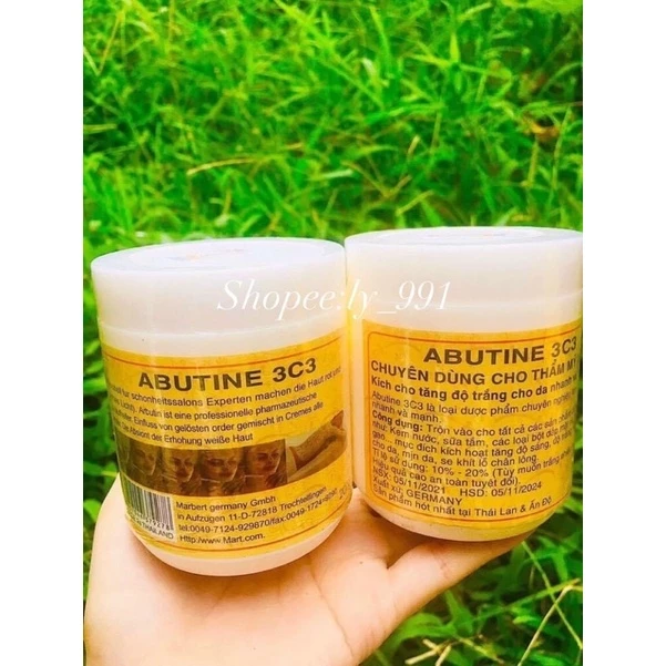 Kem trắng da body Abutine 3C3 Thái Lan hộp 200gram