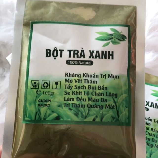 Bột Trà Xanh - Đắp mặt & ủ body