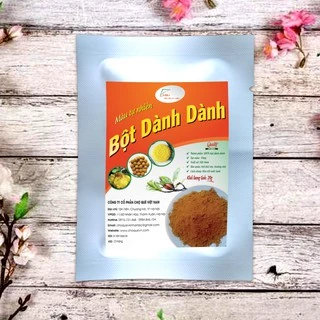 Bột Dành Dành Gói 20g Chợ Quê nguyên chất 100% dùng tạo màu thực phẩm bánh kẹo, xôi, thạch, mứt dừa