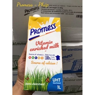 Thùng 6 hộp Sữa Vitamin Promess - Pháp ( 1 hộp/1L )