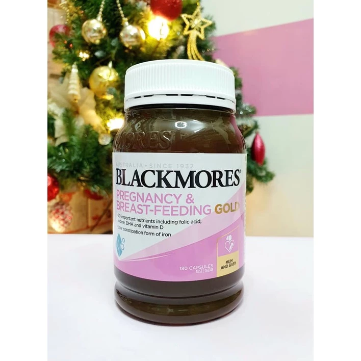 Thuốc bổ cho bà bầu Blackmores Pregnancy and Breastfeeding Gold 180 viên