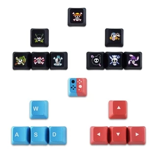 Bộ 9 cái nút bàn phím WASD mũi tên ESC PBT OEM in chủ đề máy chơi game / cướp biển