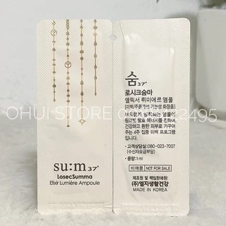 Combo 10 gói tinh chất dưỡng trắng da chuyên sâu Su:m37 Losec Summa Elixir Lumiere Ampoule