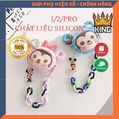 🐹 Vỏ Bảo Vệ 🐹 vỏ airpod Mickey kèm quai xách