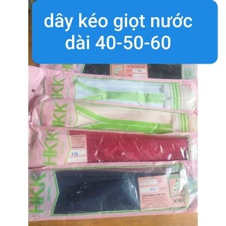 dây kéo giọt nước 40-50-60cm