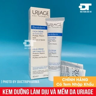 Kem dưỡng làm dịu và hồi phục da URIAGE BARIEDERM CICA-CREAM