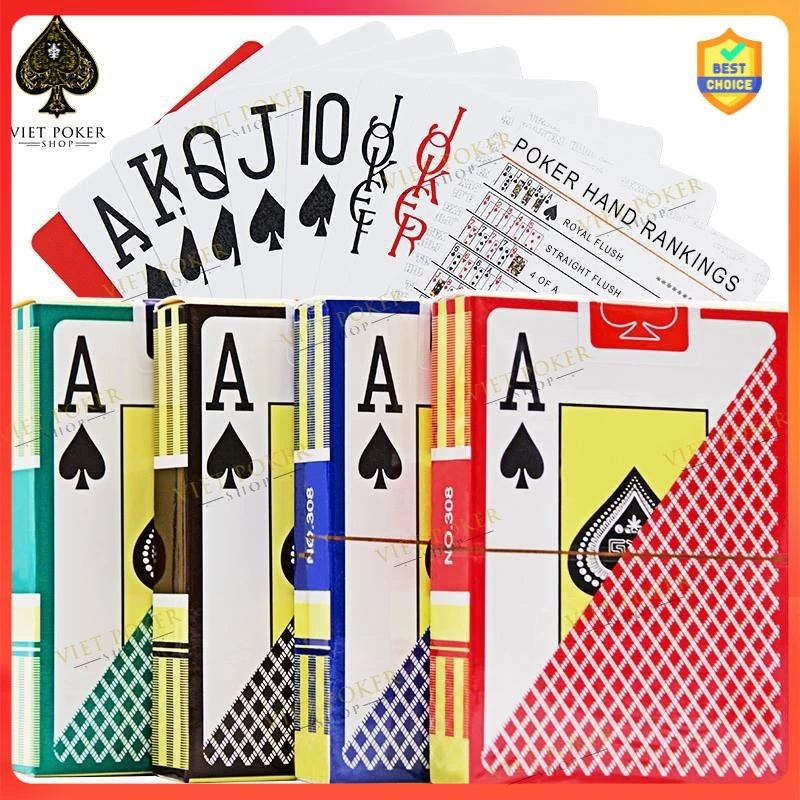 Bài nhựa Texas Hold'em - Bài tây - Bài poker chống nước hoàn hảo