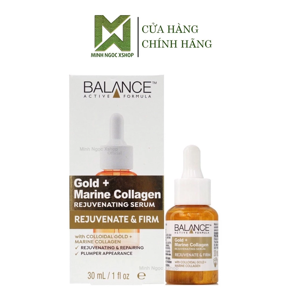 Serum trẻ hóa tái tạo làn da BALANCE ACTIVE FORMULA GOLD COLLAGEN REJUVENATING 30ml