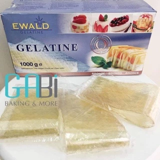 Lá gelatin Ewald Đức (3.4g/lá)