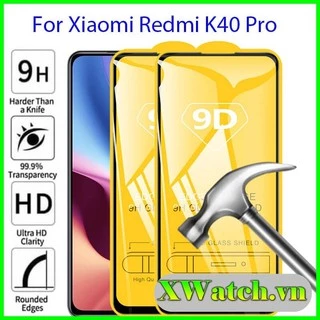 Cường lực Full Màn Xiaomi Redmi K40 K40 pro  Poco X3 NFC Poco X3 pro Poco M3 Poco F3 K40 Gaming Redmi 10 Mi 10 Lite