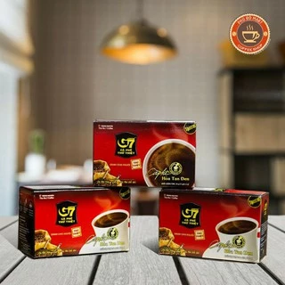 Cà phê đen không đường hoà tan G7 hộp 30g ( 15 gói x 2g)