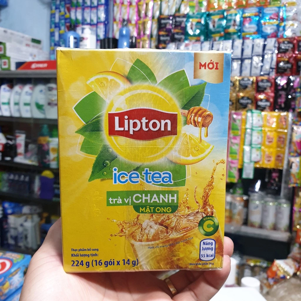 TRÀ LIPTON ICE TEA VỊ CHANH MẬT ONG HỘP 224G