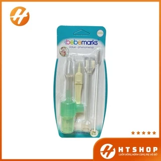 Dụng Cụ Hút Mũi Bebe Marks Ống Hút Silicone Siêu Mềm An Toàn Cho Bé