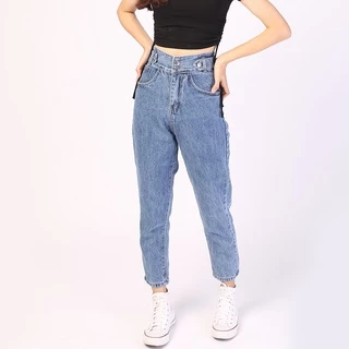 Quần baggy jeans nữ SAIGONJEAN form rộng 2 bách nhọn QD015 – quần bò nữ ulzzang