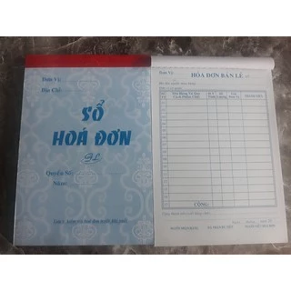 Hóa đơn bán lẻ 1 liên for 100 tờ (13x19)